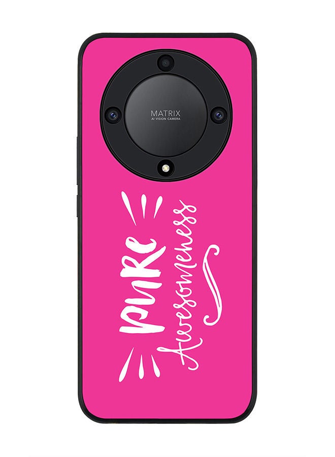 Stylizedd Rugged Black edge case for Honor X9a 5G Slim fit Soft Case Flexible Rubber Edges Anti Drop TPU Gel Thin Cover -  Pure Awesomeness - Image 1