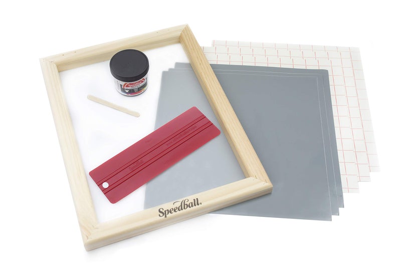 Speedball Beginner Screen Printing Craft Vinyl Kit Use with Cutting Machine to Easily Print Custom TShirts and Home Decor