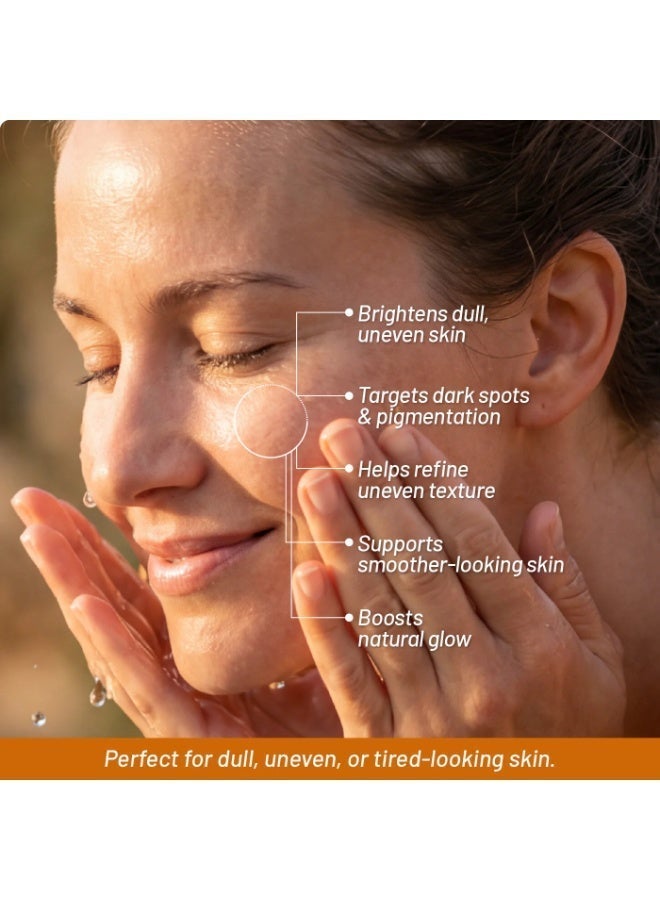 Refresh Botanicals Brightening Facial Cleanser with Vitamin C, Lemon & Cucumber Extracts, ECOCERT COSMOS Certified Organic Sulfate-Free Face Wash, Hydrating Daily Cleanser for Bright-Looking Skin, Removes Dirt, Oil & Makeup, Vegan, Cruelty-Free, Made in Canada - Image 3