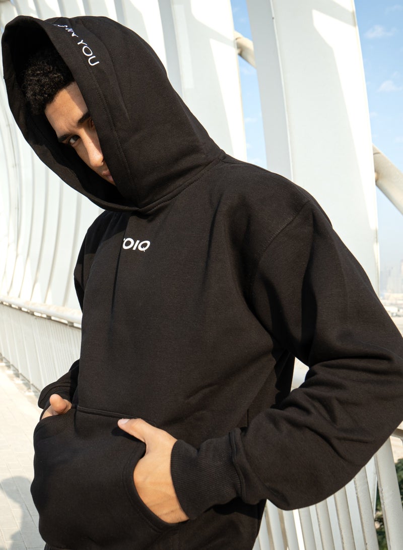 زتويق ZTOIQ Oversized Drop Fit Hoodie for Unisex – 100% Cotton Relaxed Fit Fleece Knit, Stylish & Comfortable - Image 5
