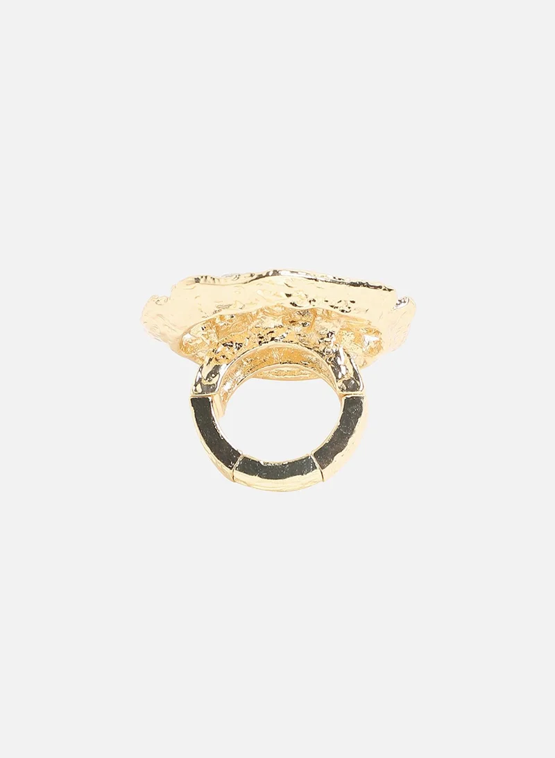 Sohi  Crystal Vines Statement Artificial Ring Jewellery for Women | Best Price UAE