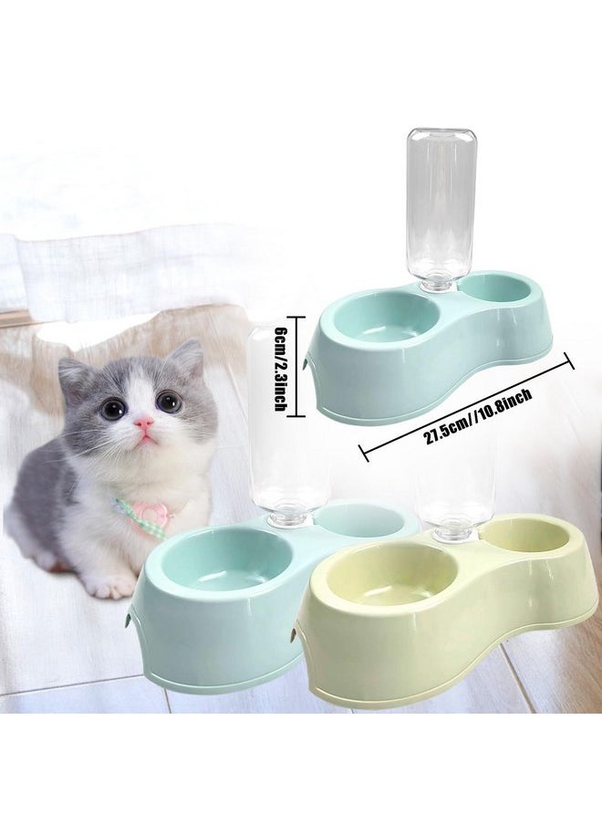 Hlimior Kitten Starter Kit, 15 Piece Cat Essentials Set Includes Cat Litter Box,Cat Toys, Cat Collars，Cat Scratch Pad, cat Nail File，Automatic Cat Feed Bowls, Pet Grooming Gloves for Cats Daily Life