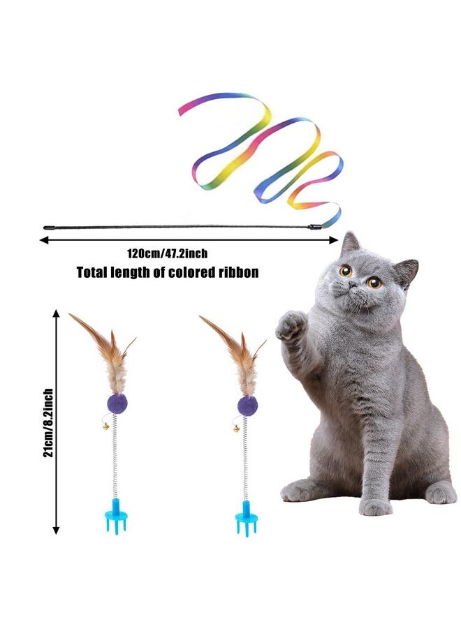 Hlimior Kitten Starter Kit, 15 Piece Cat Essentials Set Includes Cat Litter Box,Cat Toys, Cat Collars，Cat Scratch Pad, cat Nail File，Automatic Cat Feed Bowls, Pet Grooming Gloves for Cats Daily Life