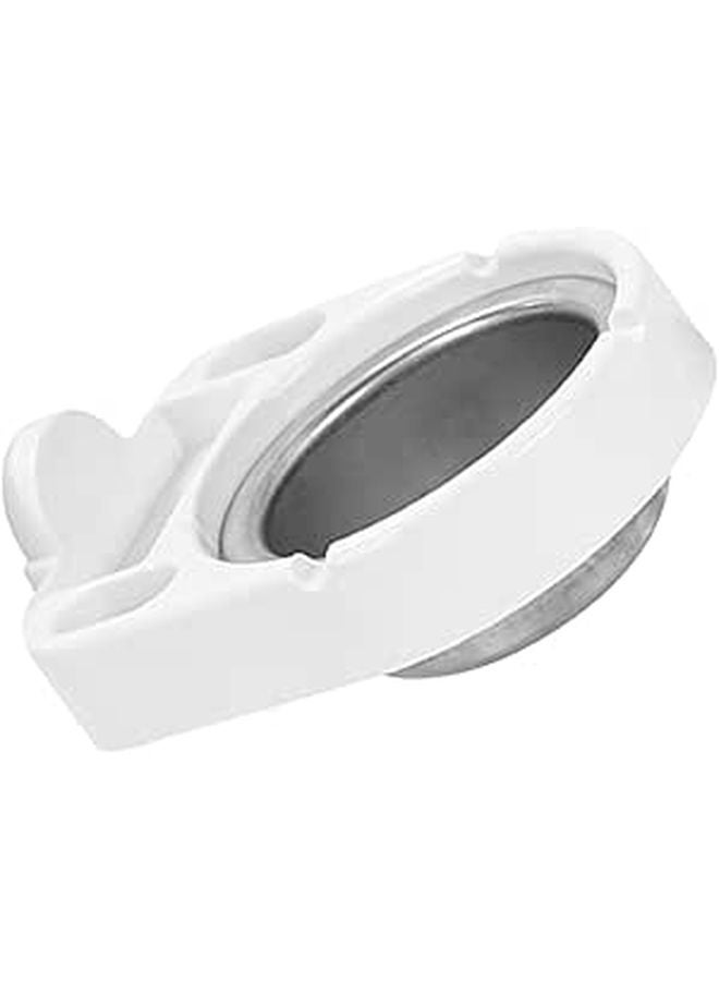 Stainless Steel Wall Mounted Cigarette Ashtray With Detachable Bin White For Bathroom Home - Image 1