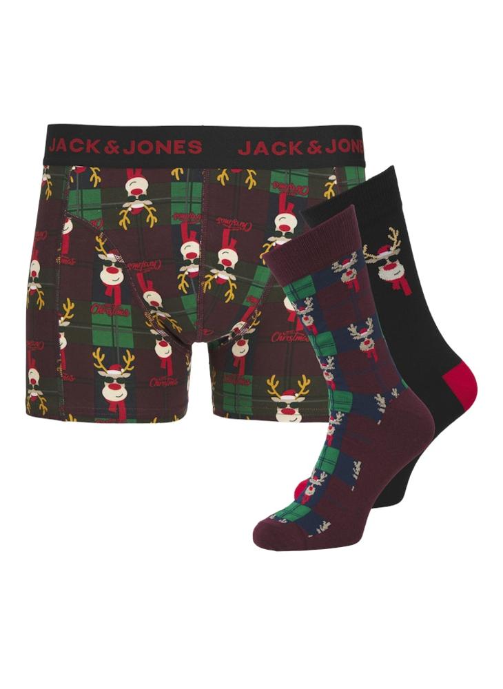 JACK & JONES Logo Gift Box Trunks and Socks - Image 1