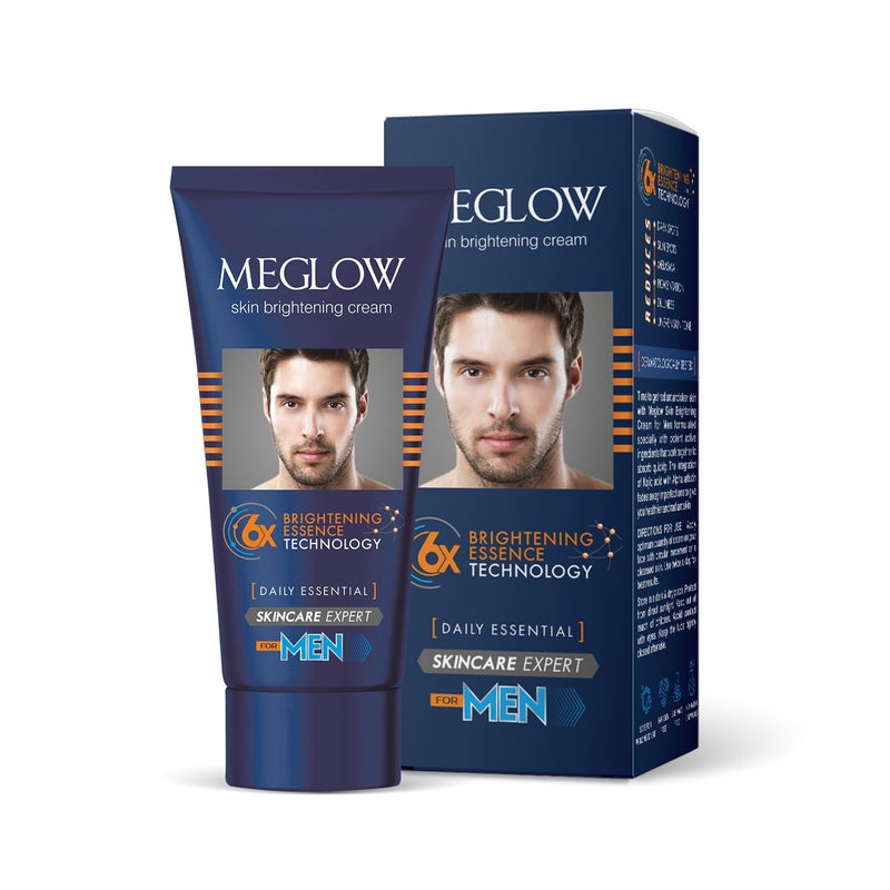 MEGLOW كريم تفتيح فائق الجودة SPF 15 للرجال (50 جرام) - Image 1