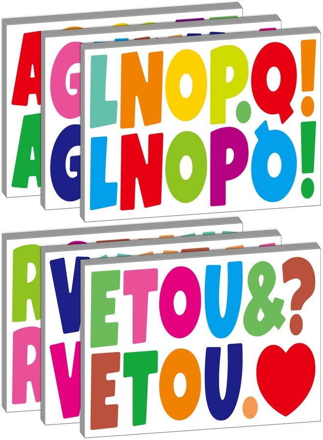 Bemeol 2.5 Inch Bulletin Board Letters 432 Pieces 36 Sheets Alphabet Letter Stickers Cutout Letters for Poster Board Display Home Classroom School Decor(Colorful) - Image 1