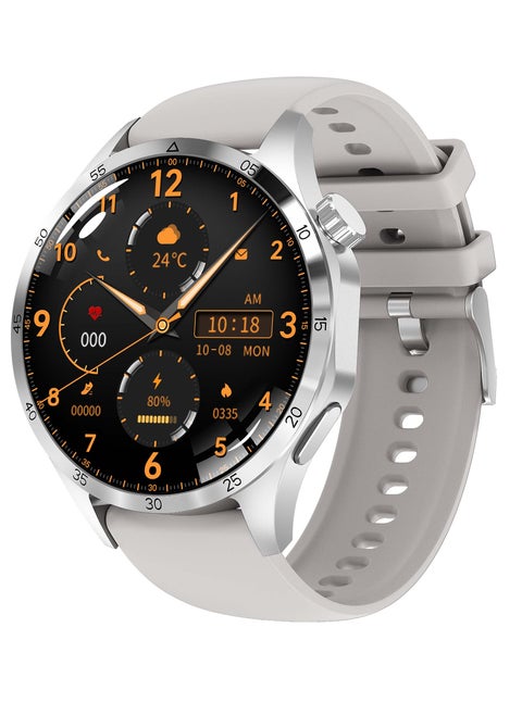 GT 4 Pro Smart Watch, 300mah Large Capacity Battery Bluetooth Wireless Charging Smart Watch, IP68 Waterproof 1.53" Large Display Smart Business Watch With Heart Rate Blood Pressure Monitor, (Grey)