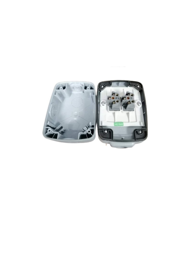 ام كي MK 86402GRY Masterseal Compact 10AX 2 طريقة  التبديل مانعة لتسرب الماء - Image 2