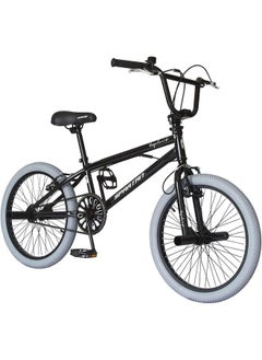 Spartan Exploit BMX Bicycle | 20 inch wheel size | single speed bike | For teens| Black Glossy finish  - Image 1