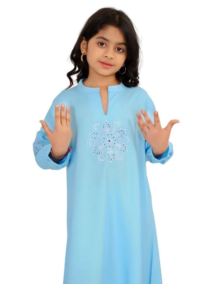 Artemea  SOFT PREMIUM RAYON FABRIC WITH DELICATE EMBROIDERY ANDSLEEVE CUFF DETAILS for Women | Best Price UAE