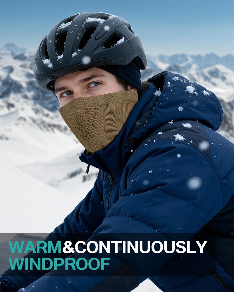 AOPREL Winter Neck Gaiter Windproof Neck Warmer Scarf Breathable Half-Face Mask Ski Mask Unisex for for Cold Weather Outdoor - Image 4