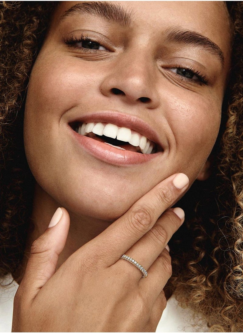 PANDORA 14K Gold-Plated Ring With Clear Cubic Zirconia  - Image 5