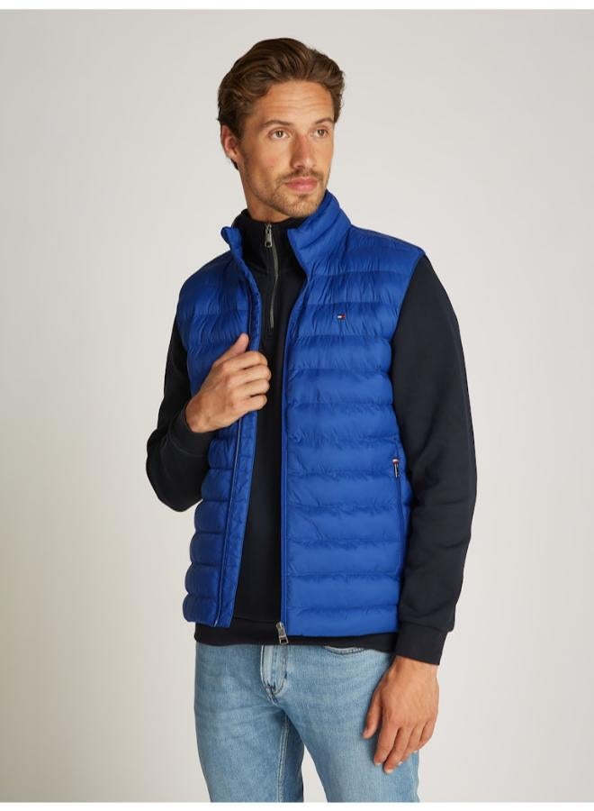 تومي هيلفيغر سترة مبطنة بشعار - Image 1