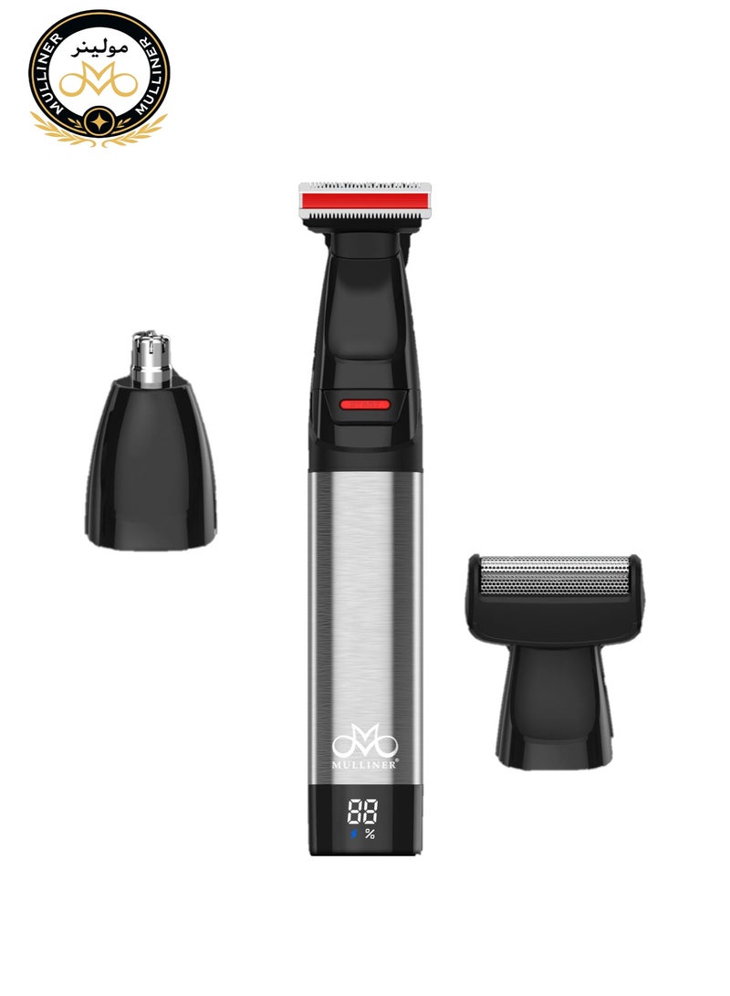 Mulliner S3 3-in-1 Grooming Kit | Trimmer, Nose & Ear Trimmer, Body Trimmer, Micro Shaver | Waterproof | 600mAh Lithium Battery - Image 1