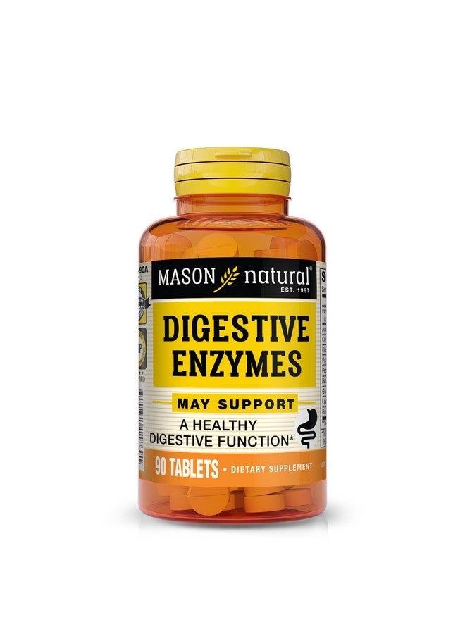 MASON NATURAL Digestive Enzymes with Prebiotics & Probiotics, Supports Digestive Health & Gut Balance, 90 Tablets - Image 1