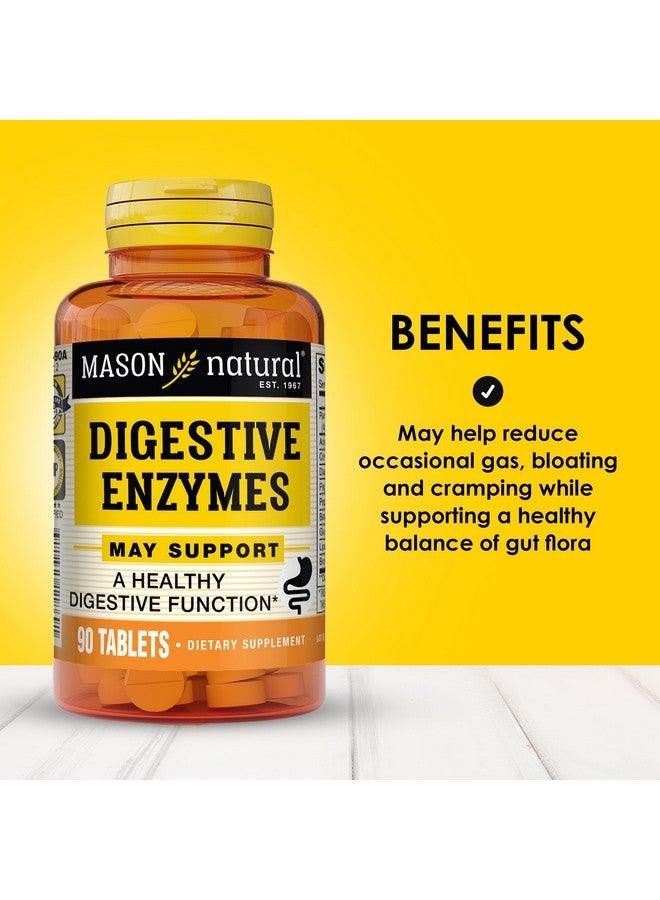 MASON NATURAL Digestive Enzymes with Prebiotics & Probiotics, Supports Digestive Health & Gut Balance, 90 Tablets - Image 2