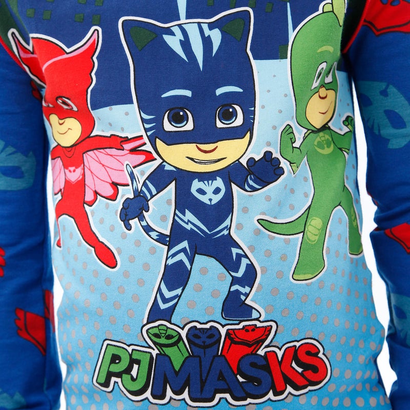 PJMASKS PJ Masks Pajamas | Cozy Kids Pajamas | Catboy Owlette Gekko | Boys Cotton Pajama Set Size 7 Multicoloured - Image 3