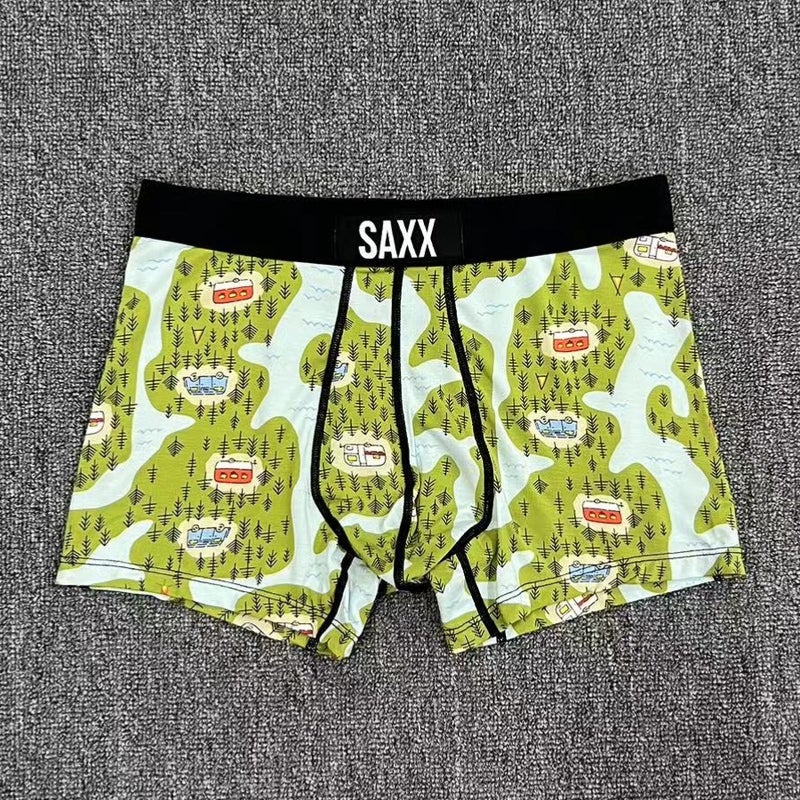 Saxx Underwear Men'S Boxers Pocket With Net Pocket No Front Opening Underwear Breathable Comfortable Soft Slim-Fit Shorts - Image 1