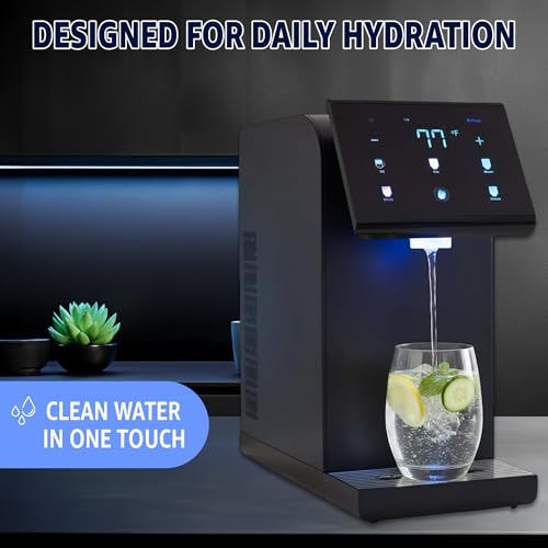 Avida H2O Ultra Instant Hot & Cold Water Dispenser - Bottleless Water Dispenser Countertop, Full Installation Kit, Quiet Multi-Stage Filtration + UV Sterilization - Black - Image 4