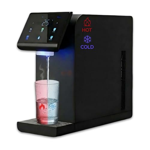Avida H2O Ultra Instant Hot & Cold Water Dispenser - Bottleless Water Dispenser Countertop, Full Installation Kit, Quiet Multi-Stage Filtration + UV Sterilization - Black - Image 1