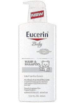 Eucerin Baby Baby Wash And Shampoo 13.5 Oz  - Image 1