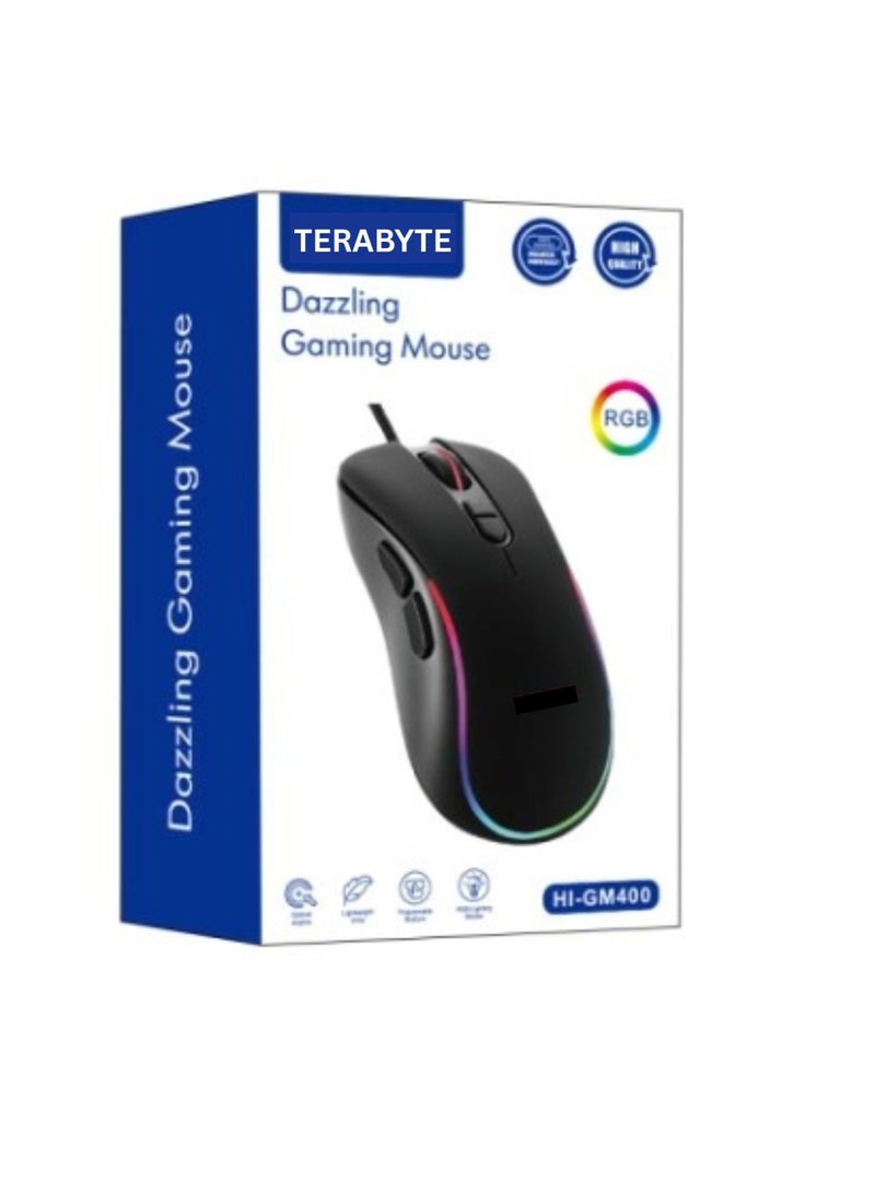 DAZZLING USB GAMING MOUSE WIRED