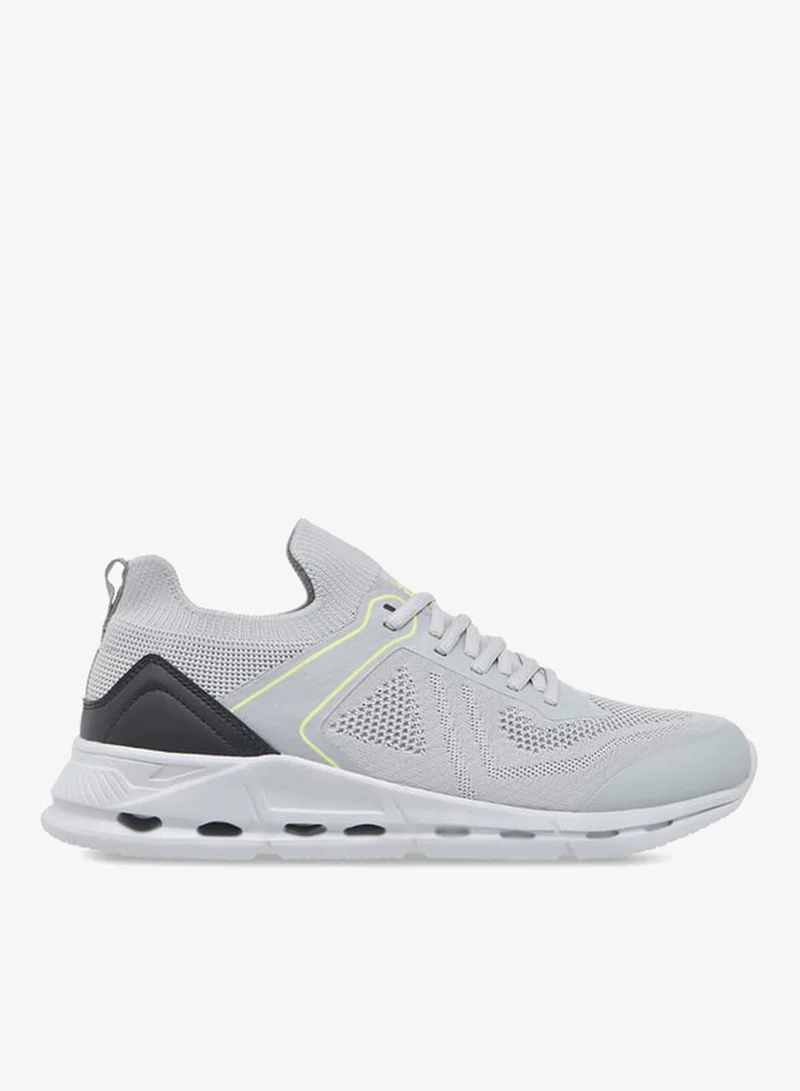 Men by Shoexpress Mesh Detail Sports Shoes with Lace-Up Closure