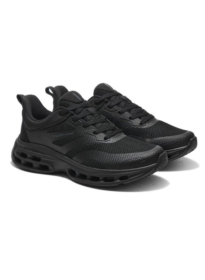 Camel Lightweight Breathable Mesh Running Shoes For Men, X14b09l7022, All Black, Size 41 - Image 3