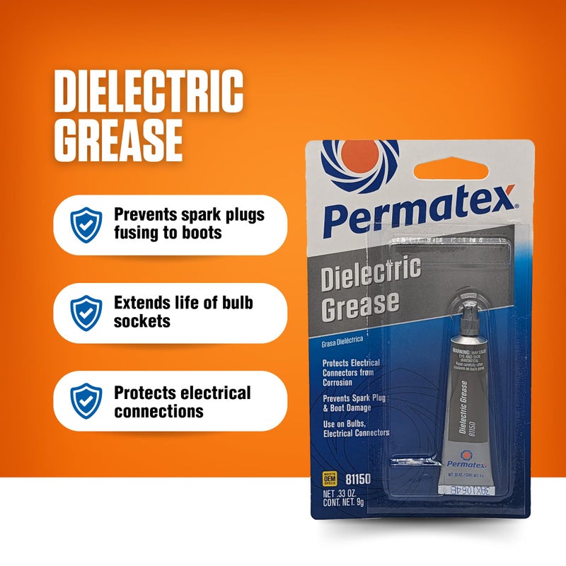 Permatex 81150 Dielectric Tune-Up Grease, 0.33 oz. Tube, Silver - Image 2