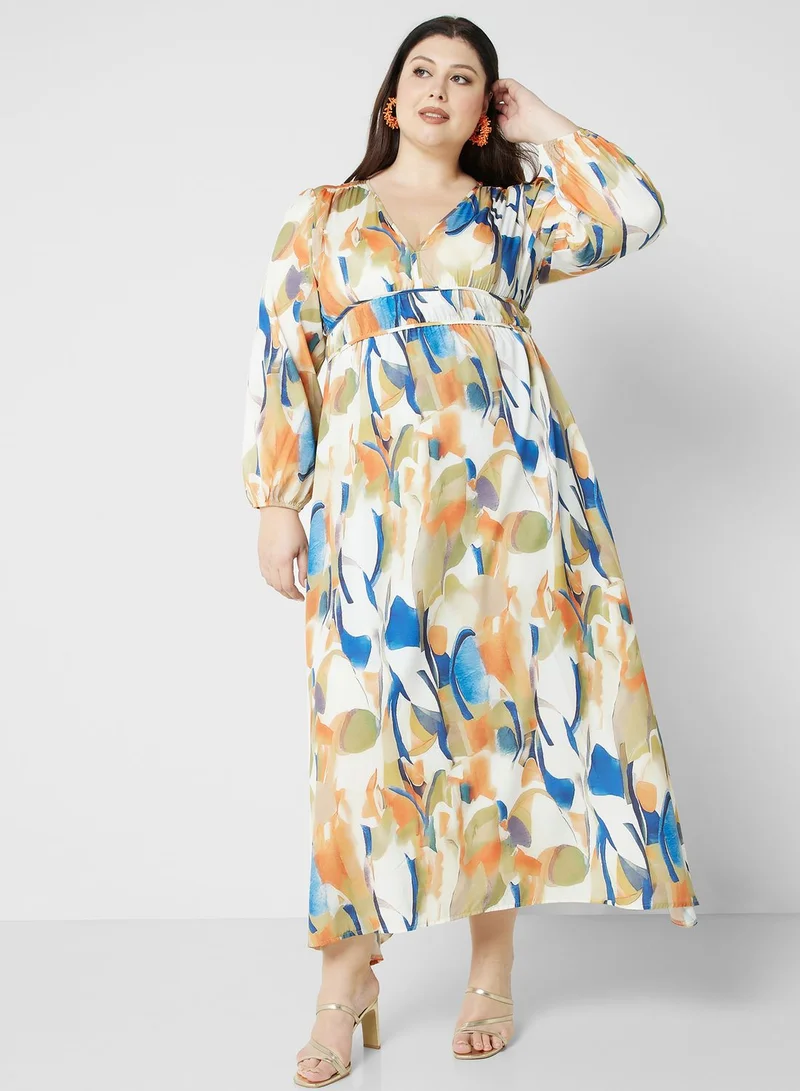 Ella Plus Floral Print Dress