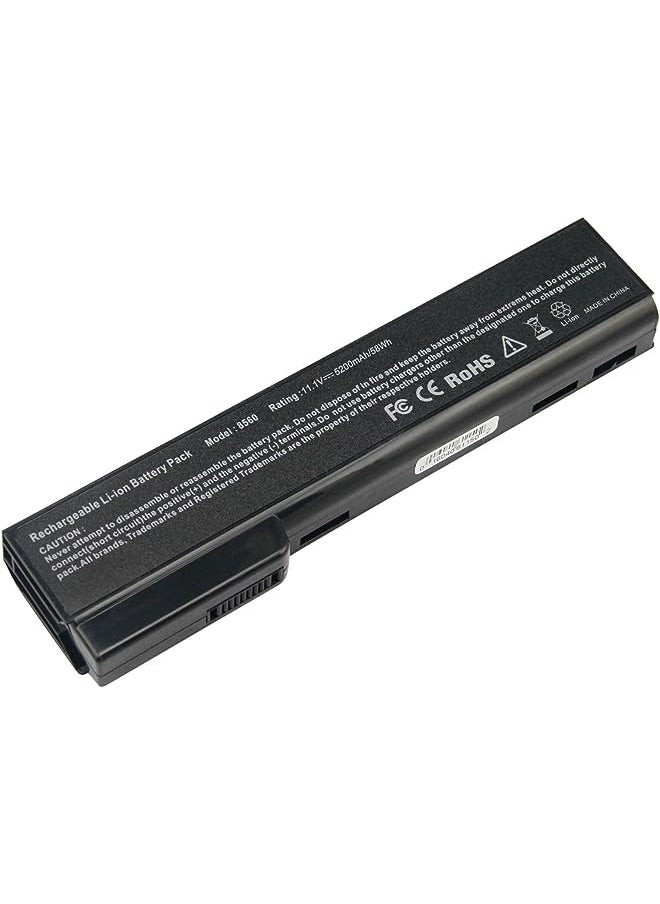 ARyee بطارية بديلة للكمبيوتر المحمول لأجهزة HP Elitebook 8460P و8460W و8470P و8470W و8560P و8570P وHp Probook 6360B و6460B و6465B و6470B و6475B و6560B و6565B و6570B 5200 مللي أمبير في الساعة 11.1 فولت  - Image 1