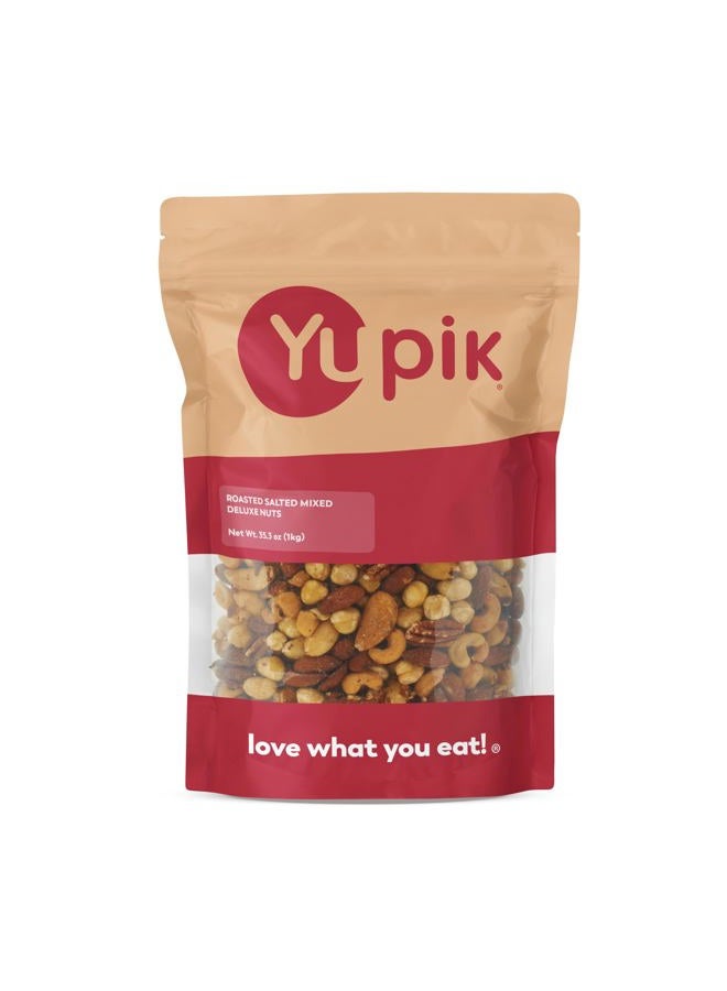 Yupik Deluxe Salted Roasted Mixed Nuts Without Peanuts, 2.2 lbs. - Image 1