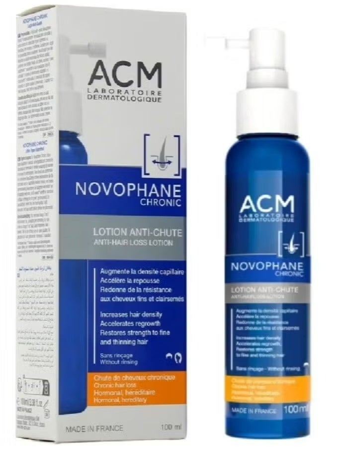 ACM Novophane Anti-Hair Loss Lotion – 100ml Scalp Treatment for Thinning Hair, Strengthens Roots & Stimulates Growth for Men & Women - Image 1