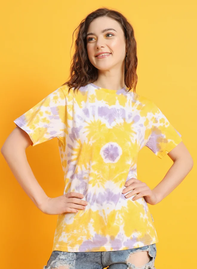Take Two Women Tie-Dye Cotton T-Shirt By The Dry State