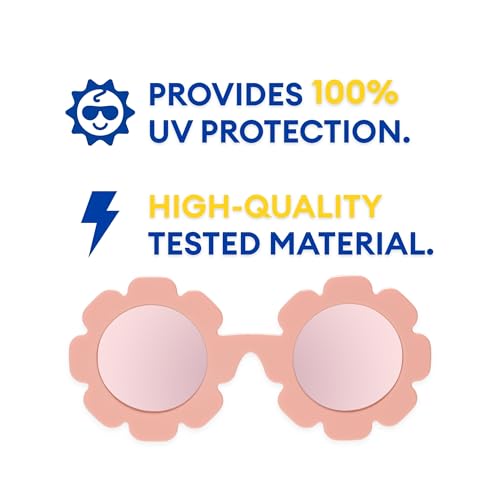 Babiators Blue Series Polarized UV Protection Children's Sunglasses, Rose Gold - Ages 6+ - Image 3