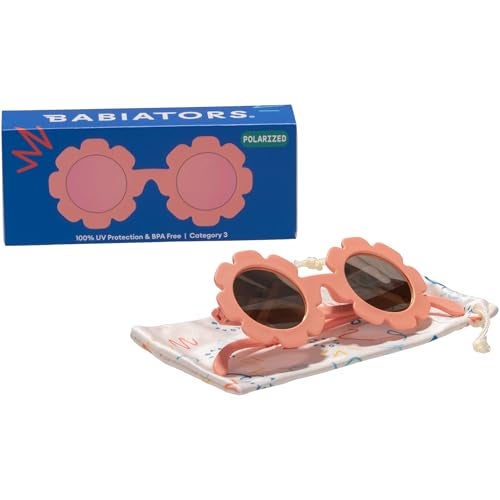 Babiators Blue Series Polarized UV Protection Children's Sunglasses, Rose Gold - Ages 6+ - Image 4