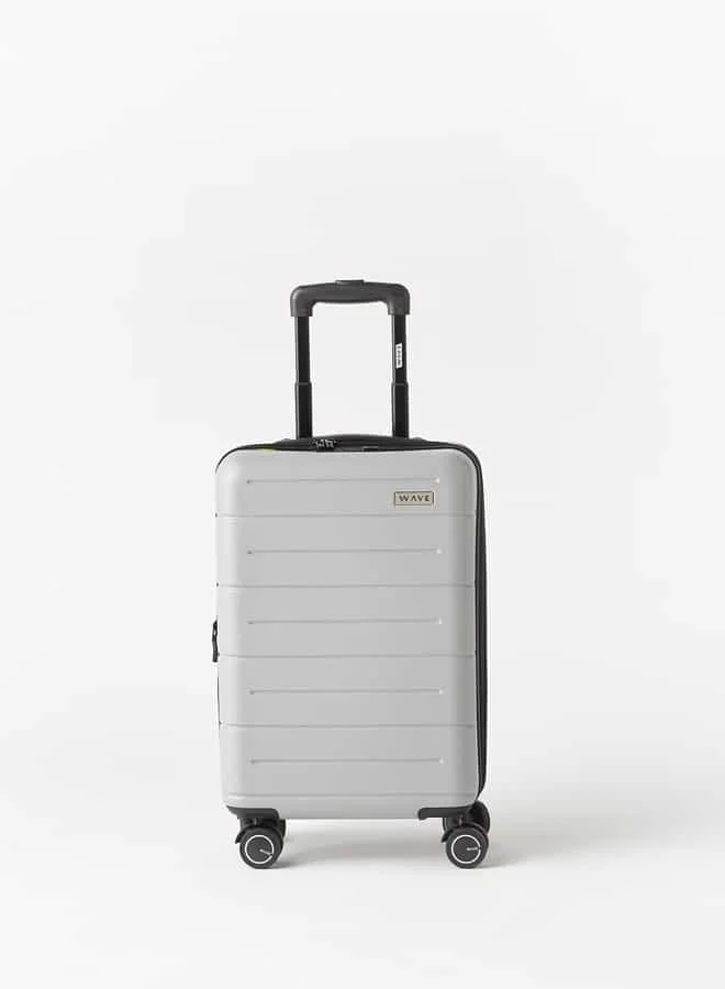 وايف Textured Hardcase Luggage Trolley Bag with Retractable Handle