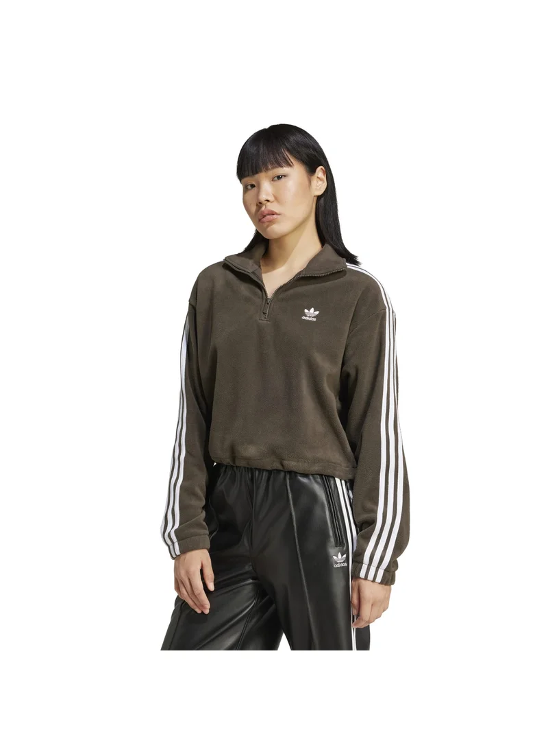 اديداس adidas POLARF HALF ZIP Green Originals Women POLARFLEECE APPAREL