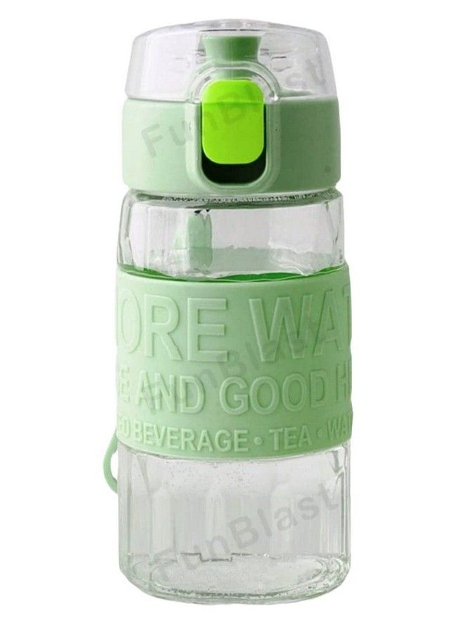 FunBlast زجاجة مياه للأطفال زجاجة مياه أنيقة مع زجاجة سيبر للأولاد والبنات زجاجة مياه مضادة للتسرب للأطفال زجاجة مياه مدرسية للأطفال 540 مل (أخضر) - Image 2