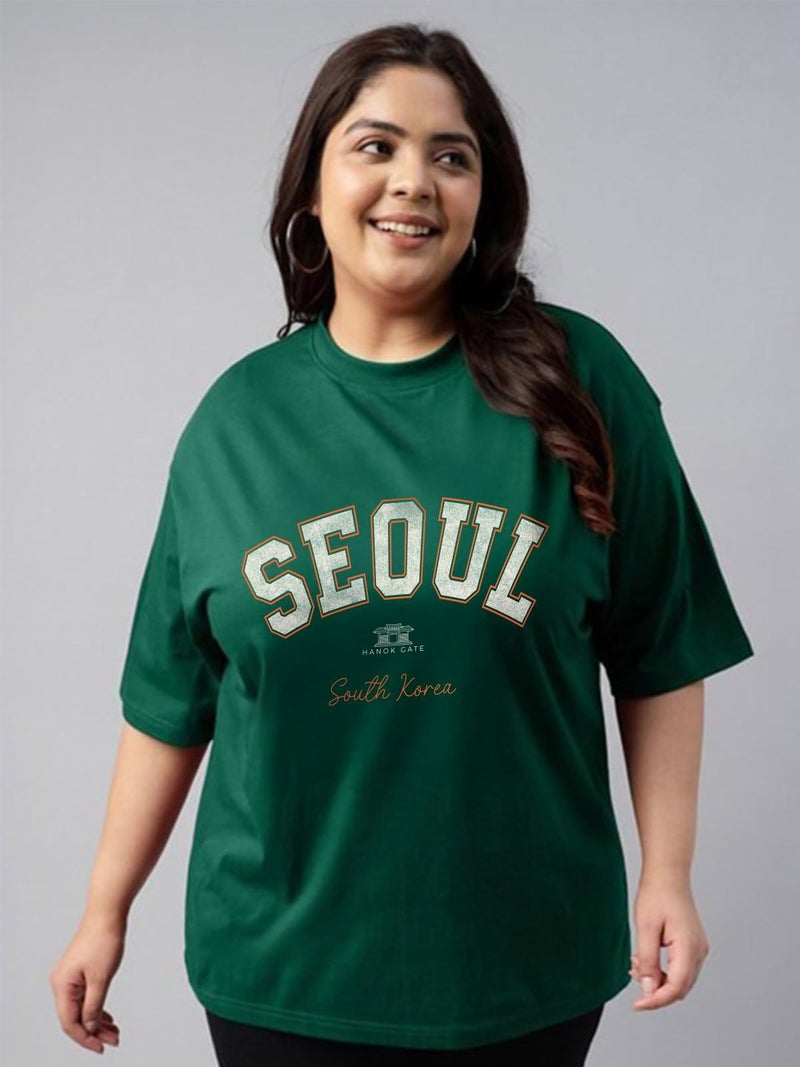 JUNEBERRY® Women’s Plus Size T-Shirt | Big Size 3XL–5XL | Plus Size Casual Cotton T-Shirt for Curvy Women | Soft & BreathablePS_OS_JB_SL_G117_4XL - Image 4