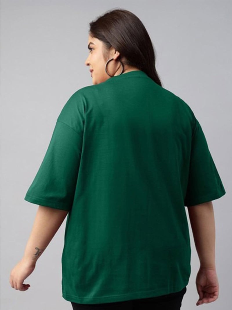 JUNEBERRY® Women’s Plus Size T-Shirt | Big Size 3XL–5XL | Plus Size Casual Cotton T-Shirt for Curvy Women | Soft & BreathablePS_OS_JB_SL_G117_4XL - Image 3
