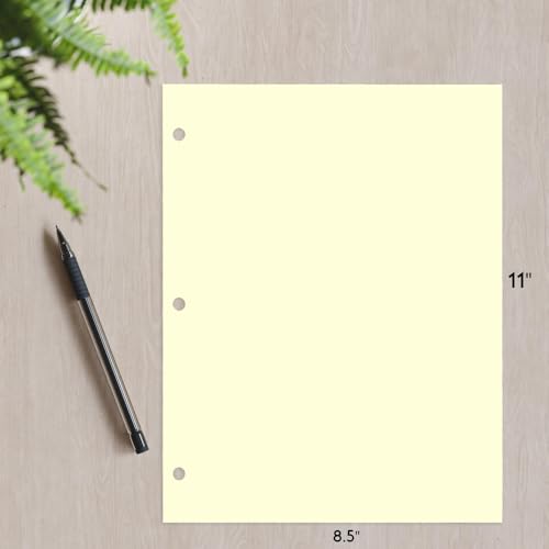 Limited Papers Copy And Printing Color Paper, 20 Lb. 3 Hole Punch 500 Sheets Per Ream. (Ivory) - Image 3