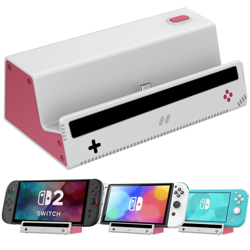 HEIYING Switch Charger Dock for Nintendo Switch 2 / OLED/Lite,Charging Dock Station with Standard USB-C Port for Easy Console Charging - Image 1