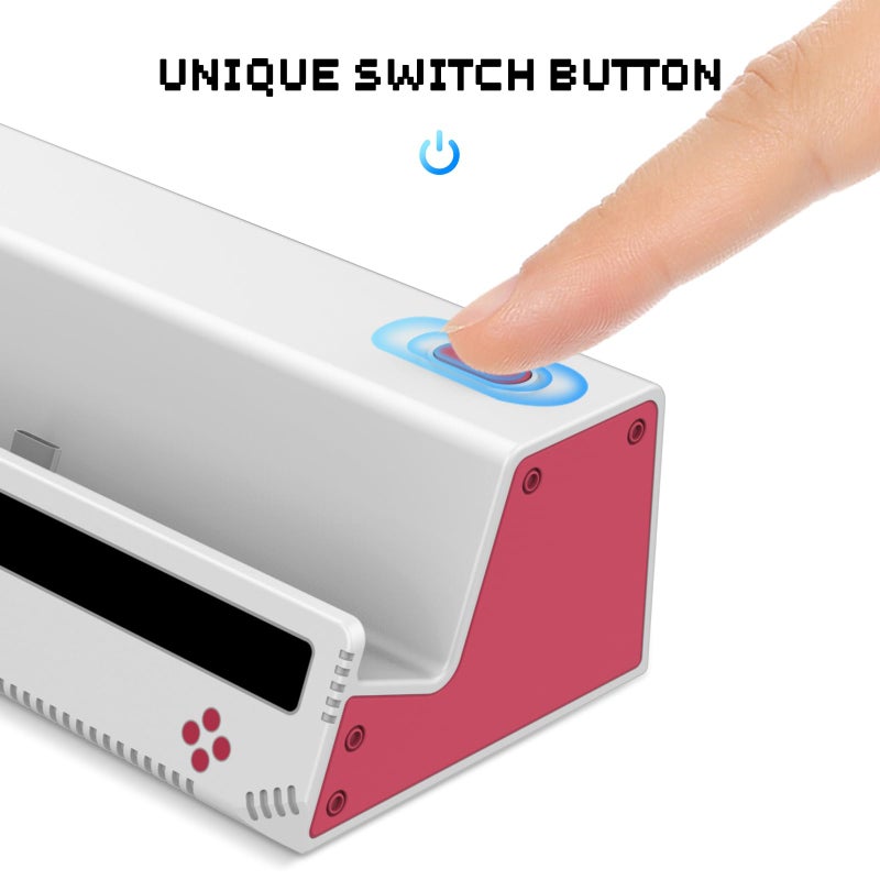 HEIYING Switch Charger Dock for Nintendo Switch 2 / OLED/Lite,Charging Dock Station with Standard USB-C Port for Easy Console Charging - Image 4