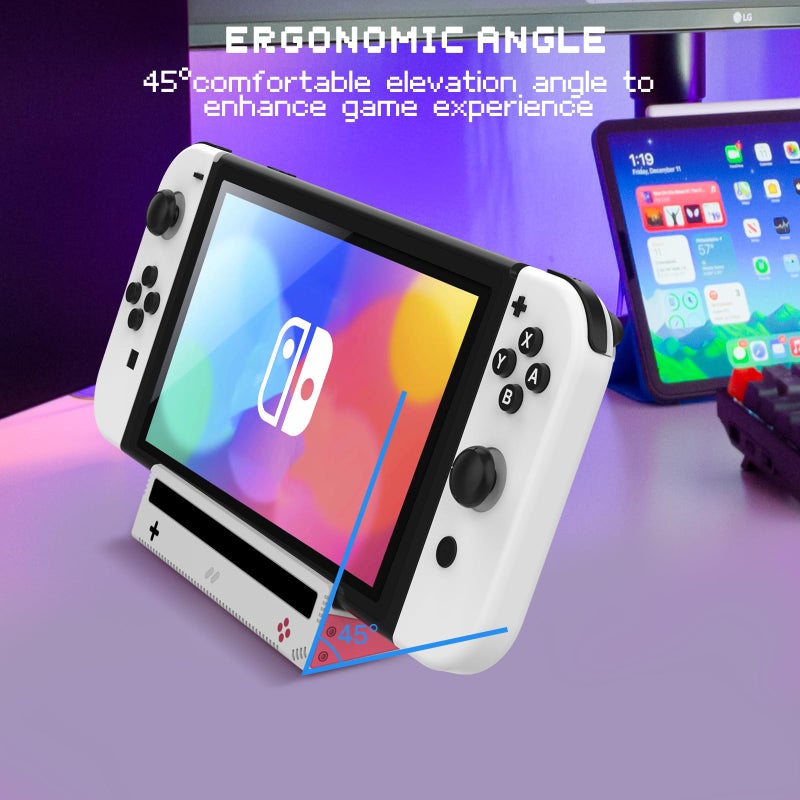 HEIYING Switch Charger Dock for Nintendo Switch 2 / OLED/Lite,Charging Dock Station with Standard USB-C Port for Easy Console Charging - Image 3