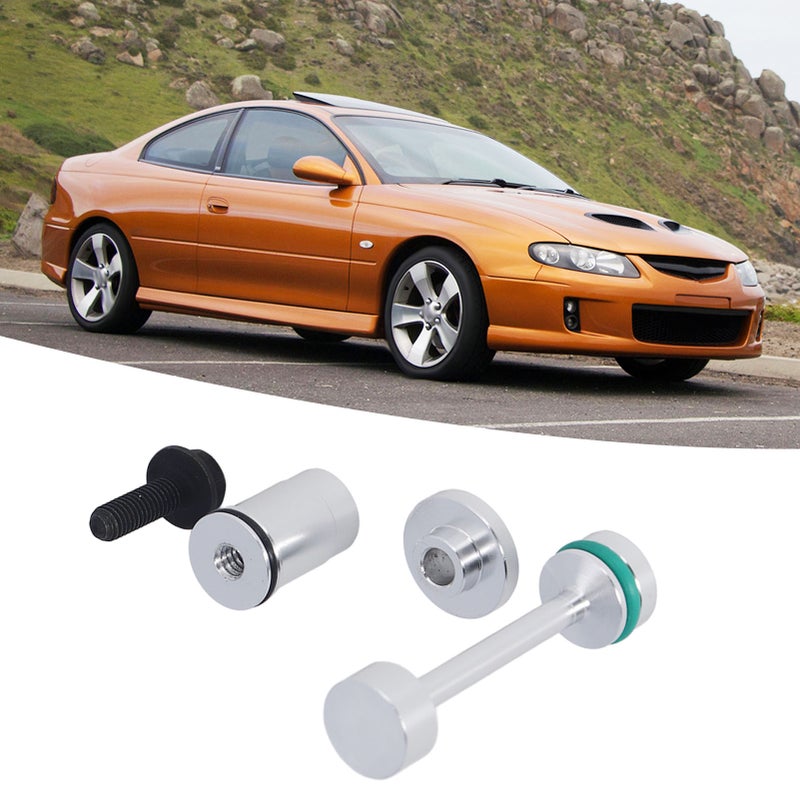 Aluminum Oil Diverter Barbell By Pass Pickup Tube Hold Down Gallery Plug Set for LS Engines 4.8L 5.3L 6.0L 6.2L - Image 1