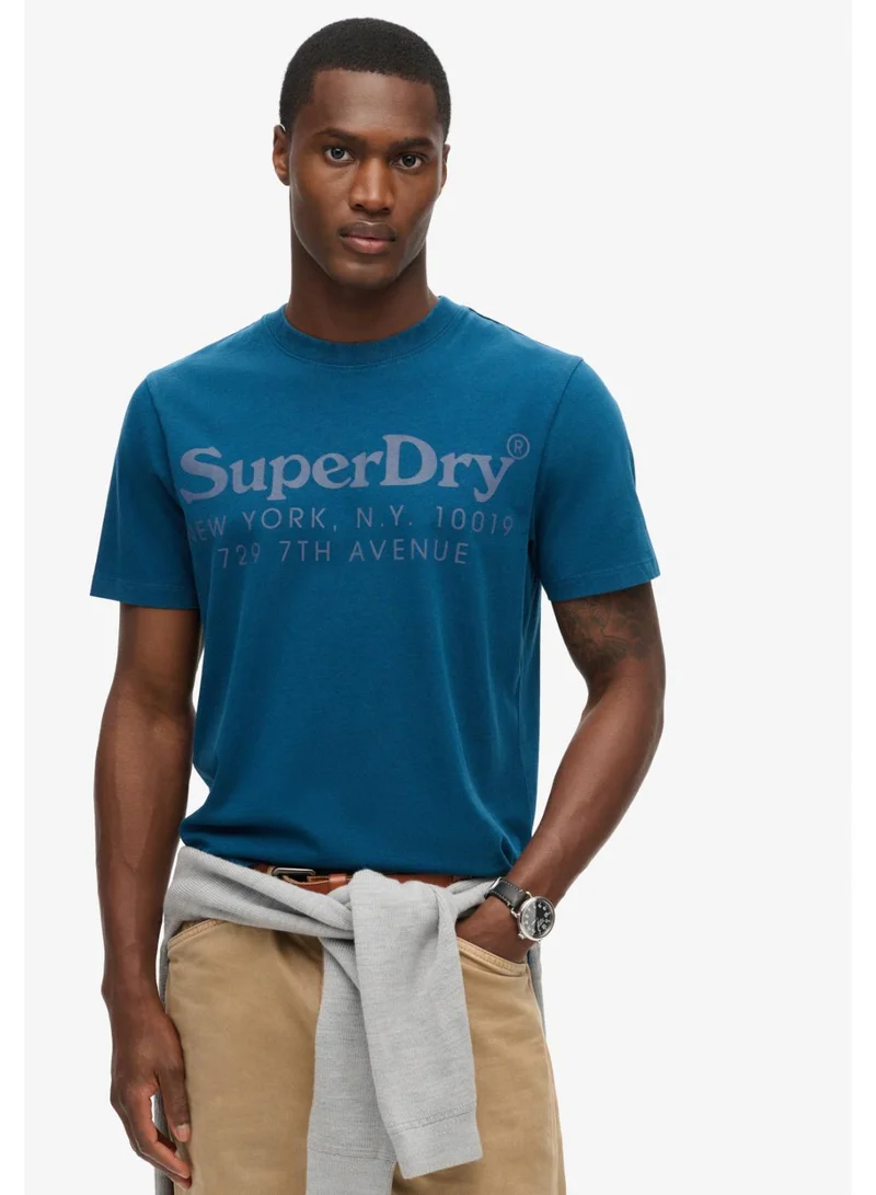Superdry Tonal Venue Logo T Shirt