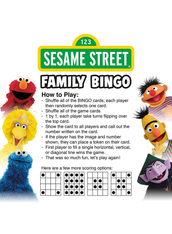 Aquarius Sesame Street Family Bingo Game - Image 4