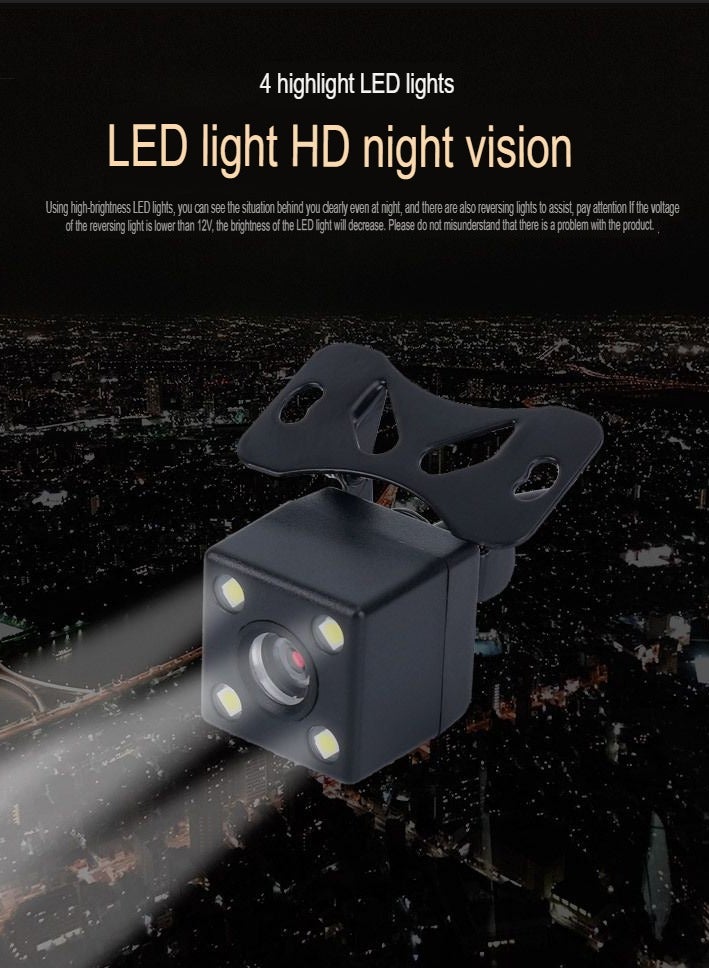 AROAQ Mini Back Up Camera, Ip68 Waterproof GM 22.5 Car High-definition Reversing Camera, Wide Angle Car Rear View Camera Suitable for All Vehicles, (22.5 Infrared Upgraded Model + 6 Meters Cable) - Image 2